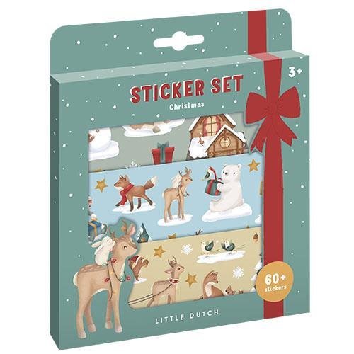Conjunto de 60 Autocolantes de Natal