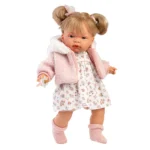 Boneca Joelle Chorona com Casaco de Lã - 38cm