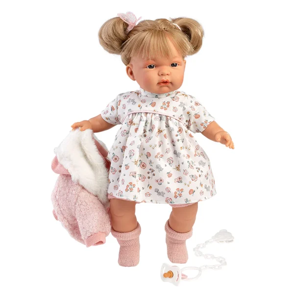 Boneca Joelle Chorona com Casaco de Lã - 38cm - Image 2