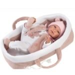 Bebé Recém Nascido Chorona com Alcofa Mimi - 40 cm