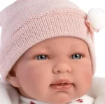 Bebé Tina Recém Nascida Chorona com Capucho - 44 cm - Image 2