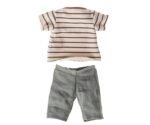 Coelho Castanho - Blusa às Riscas e calças | Tamanho 2 - Image 3