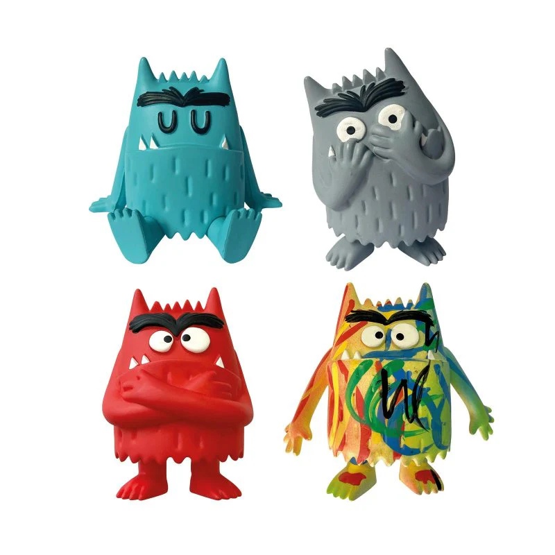 Set 4 Figuras - Monstro das Cores - Image 1