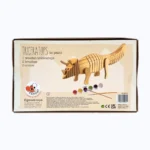 DIY - Triceratops de Madeira para Colorir - Image 3