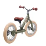 Bicicleta de Equilibrio Vintage Verde - Mate - Trybike - Image 2