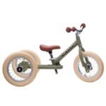 Bicicleta de Equilibrio 2-em-1 Vintage Olive – Mate – Trybike