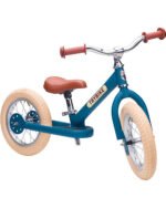 Bicicleta de Equilibrio Vintage Azul – Mate – Trybike - Image 9