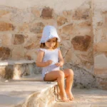 Chapéu de Praia Reversivel | Sunny Flowers Blue - Image 3