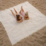 Toalha de Praia | Beach Sunny Yellow Stripes - Image 2