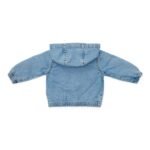 Casaco com Capuz - Denim - Image 3