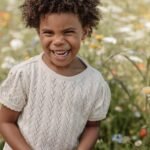 Pullover de Malha em Manga Curta - Creme - Image 2