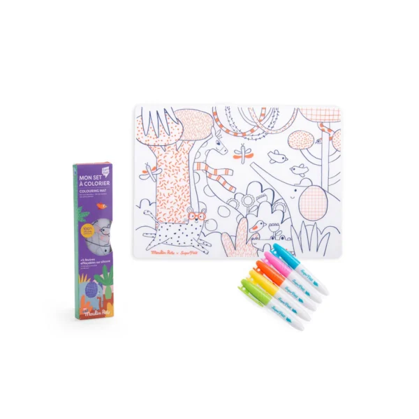 LES TOUPITIS | Moulin Roty & Super Petit - Individual em Silicone para Colorir - Image 4