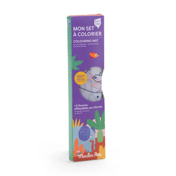 LES TOUPITIS | Moulin Roty & Super Petit - Individual em Silicone para Colorir - Image 5
