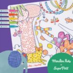 LES TOUPITIS | Moulin Roty & Super Petit - Individual em Silicone para Colorir - Image 3