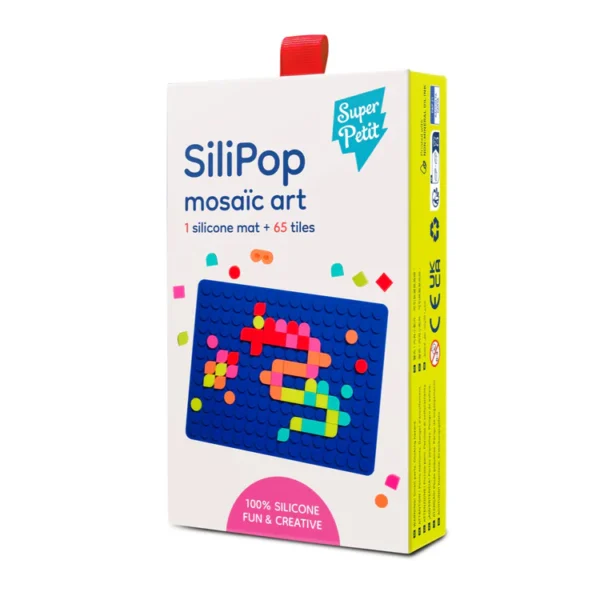 Mosaic Art - SILIPOP - Individual de Silicone Azul + 65 peças - Image 6