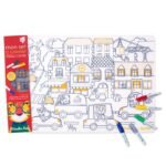 LES POPIPOP | Moulin Roty & Super Petit - Individual em Silicone para Colorir