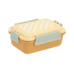 Lancheira Bento Stripes Yellow Chess