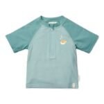 T-Shirt de Praia | Manga Curta | Seashells Surf Blue