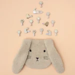 Mala Infantil Fluffy Bunny Face - Image 3