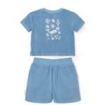 Conjunto T-shirt e Calções "Vida Marinha – Azul Oceano" - Image 6