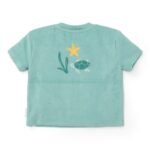 Conjunto T-shirt e Calções "Conchas e Riscas – Azul Mar" - Image 6