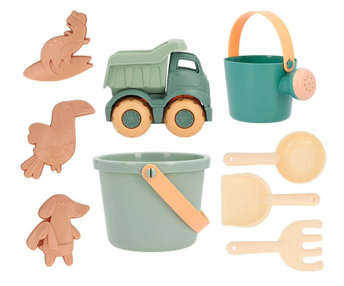 Set de brinquedos Praia Sea Green1 Set Brinquedos de Praia Balde com Camião - Sea Green - Image 1