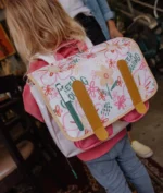 Mochila Escolar (A4) - Flower Artwork - Image 2