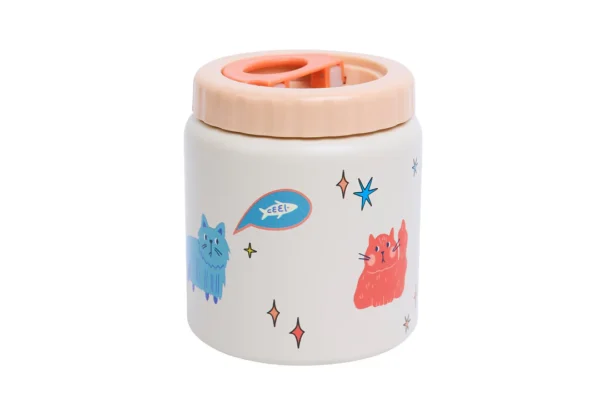 Termo para Alimentos Aço Inoxidável - Meowtiful Cats 500ml - Image 1