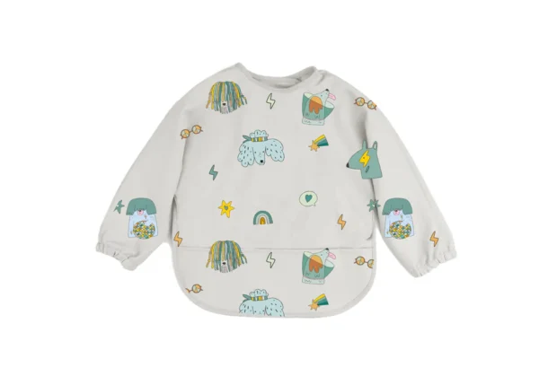 Babete ou Bib com Manga - Funky Dogs - Image 1
