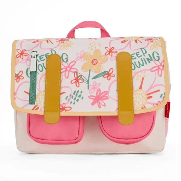 Mochila Escolar (A4) - Flower Artwork - Image 1