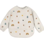 Babete ou Bib com Manga - Rainbow