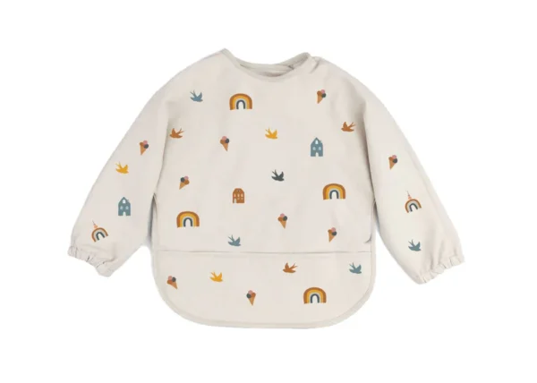 Babete ou Bib com Manga - Rainbow - Image 1