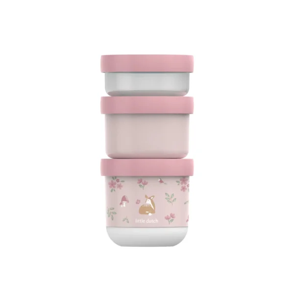 Snackbox Empilhável 3 Peças – Fairy Garden – Little Dutch