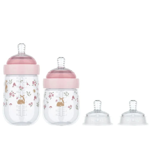Conjunto de Biberões “Fairy Garden” – Mepal Mio (4 peças)