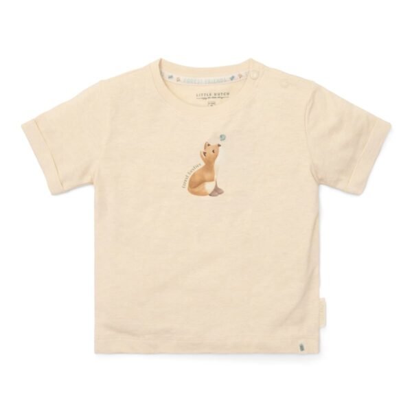 T-shirt de Manga Curta | Sand | Forest Friends - Image 1