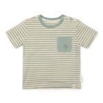 T-shirt de Manga Curta | Riscas | Forest Friends