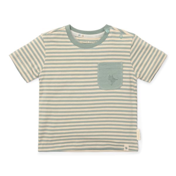 T-shirt de Manga Curta | Riscas | Forest Friends