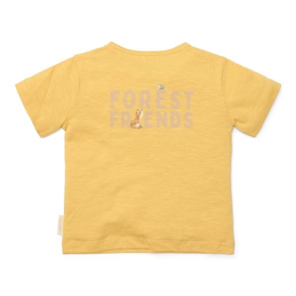 T-shirt Amarela com Bolso | Forest Friends - Image 9