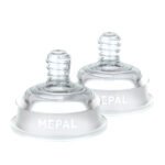 Conjunto de Tetinas Mepal Mio 2 unid. – Fluxo Lento – Transparente
