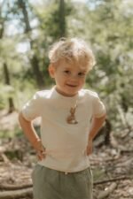 T-shirt de Manga Curta | Sand | Forest Friends - Image 3