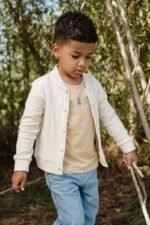 T-shirt Amarela com Bolso | Forest Friends - Image 10