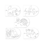 Livro de Colorir c/ Aguarelas - FOREST FRIENDS - Image 2
