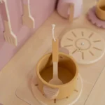 Cozinha de Brincar em Madeira – Rosa - Image 6