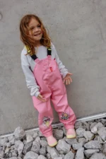 Calças de Chuva com Suspensórios - Pitaya - Image 3