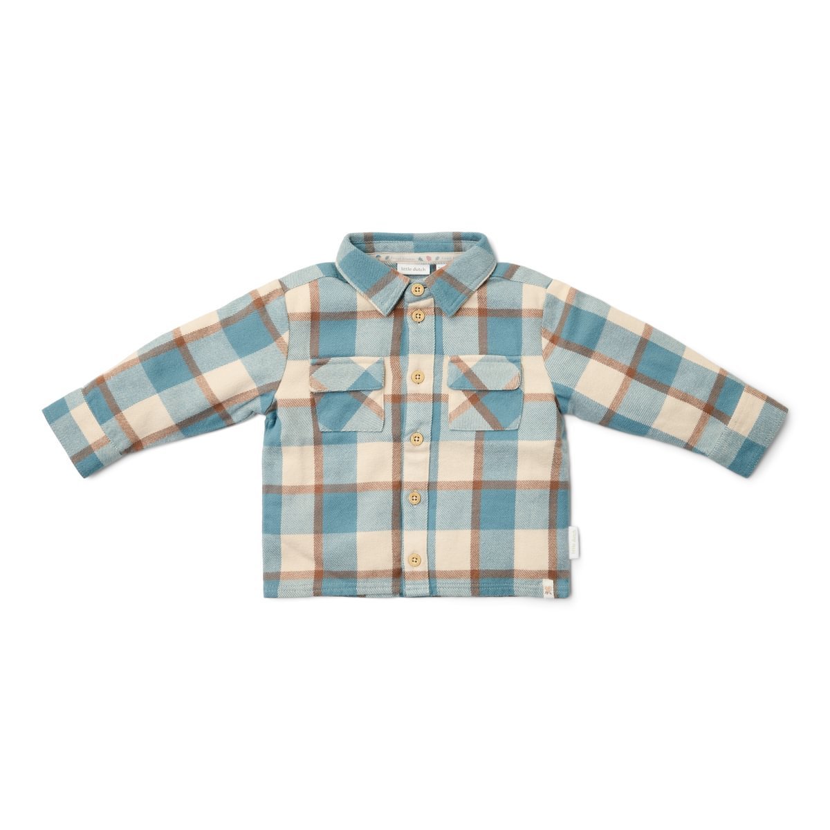 shirt-stone-blue-check-cl25091079-cl25091080-cl25091081-cl25091082-cl25091083-cl25091084-product-1-Medium.jpg Camisa de Flanela Azul Pedra Xadrez - Image 1