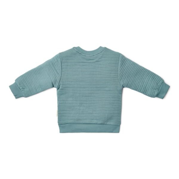 Camisola Texturada com Bordado de Bolota – Stone Blue - Image 7