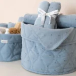 Cesto de arrumação grande - Pure Denim Blue - Image 3