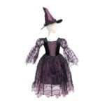 Vestido com Chapéu - Amethyst a Bruxa Aranha 3/4 Anos ou 5/6 Anos