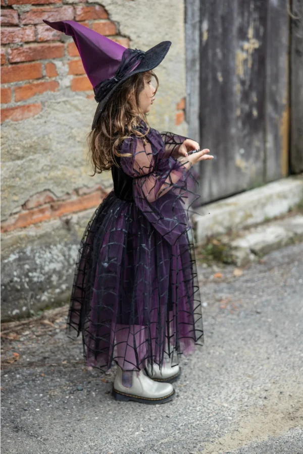 Vestido com Chapéu - Amethyst a Bruxa Aranha 3/4 Anos ou 5/6 Anos - Image 7