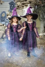 Vestido com Chapéu - Amethyst a Bruxa Aranha 3/4 Anos ou 5/6 Anos - Image 6